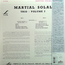 Carica l'immagine nel visualizzatore di Gallery, Martial Solal Trio : Vol. 2 (LP, RE)