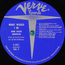 Carica l'immagine nel visualizzatore di Gallery, Herb Oscar Anderson : What Would I Be (LP, Album, Mono)