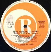 Carica l'immagine nel visualizzatore di Gallery, Fabrizio De Andre'* : Tutti Morimmo A Stento (LP, Album, RE)
