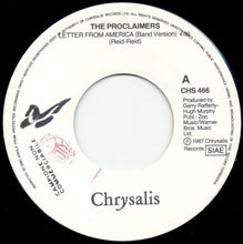 Carica l'immagine nel visualizzatore di Gallery, The Proclaimers : Letter From America (Band Version) (7", Single, Promo)