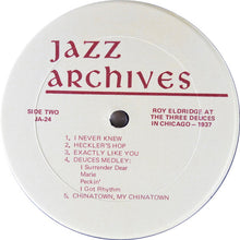 Carica l'immagine nel visualizzatore di Gallery, Roy Eldridge : Live! At The Three Deuces Club 1937 (LP)