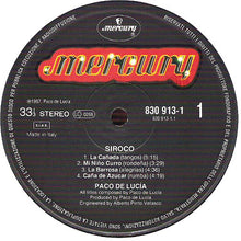 Carica l'immagine nel visualizzatore di Gallery, Paco De Lucía : Siroco (LP, Album)