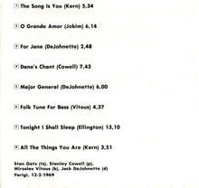 Carica l'immagine nel visualizzatore di Gallery, Stan Getz : Stan Getz (CD, Comp)