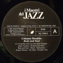 Carica l'immagine nel visualizzatore di Gallery, Coleman Hawkins : Body And Soul (LP, Comp)