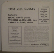 Carica l'immagine nel visualizzatore di Gallery, Hank Jones Trio With Guests . . . Joe Wilder, Donald Byrd, Herbie Mann, Jerome Richardson, Matty Dice, Kenny Clarke, Wendell Marshall : Bluebird (LP, Album, Mono, RE)