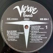 Carica l'immagine nel visualizzatore di Gallery, Ella Fitzgerald : Ella In Rome (The Birthday Concert) (LP, Album, RE, 180)
