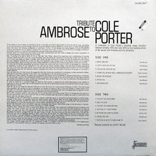 Carica l'immagine nel visualizzatore di Gallery, Ambrose & His Orchestra : Tribute To Cole Porter (LP, Comp, Mono, RE)