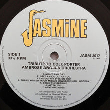 Carica l'immagine nel visualizzatore di Gallery, Ambrose & His Orchestra : Tribute To Cole Porter (LP, Comp, Mono, RE)