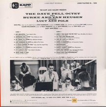 Carica l'immagine nel visualizzatore di Gallery, Dave Pell Octet Featuring Lucy Ann Polk : The Dave Pell Octet Plays Burke And Van Heusen (LP, Album, Mono, Ltd, Num, RE, gat)