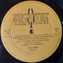 Carica l'immagine nel visualizzatore di Gallery, Earl Hines : In Europe (LP, Album, Mono)