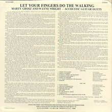 Carica l'immagine nel visualizzatore di Gallery, Marty Grosz - Wayne Wright (2) : Let Your Fingers Do The Walking (Acoustic Guitar Duets) (LP, Album, RE)