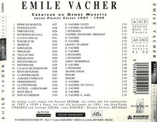 Carica l'immagine nel visualizzatore di Gallery, Emile Vacher : Créateur Du Genre Musette (Javas Polkas Valses 1927-1939) (CD, Comp)