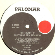 Carica l'immagine nel visualizzatore di Gallery, Curtis Amy : The Sounds Of Broadway The Sounds Of Hollywood (LP, Album, Mono)