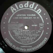 Carica l'immagine nel visualizzatore di Gallery, Lester Young : And His Tenor Sax. Vol.2 (LP, Comp, Mono)