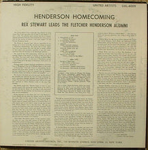 Carica l'immagine nel visualizzatore di Gallery, Rex Stewart : Henderson Homecoming (LP, Album, Mono, Promo, Mic)