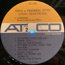 Carica l'immagine nel visualizzatore di Gallery, Nina & Frederik With Louis Armstrong : Nina & Frederik With Louis Armstrong (LP, Mono)