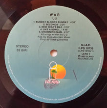 Carica l'immagine nel visualizzatore di Gallery, U2 : War (LP, Album, Gat)