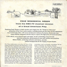 Carica l'immagine nel visualizzatore di Gallery, Frank Sinatra : Our Town / The Impatient Years / Love And Marriage / Look To Your Heart (7", EP)