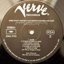 Carica l'immagine nel visualizzatore di Gallery, Anita O'Day And Billy May : Swing Rodgers And Hart (LP, Album, RE)