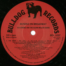 Carica l'immagine nel visualizzatore di Gallery, Tex Beneke : Beneke On Broadway (LP)