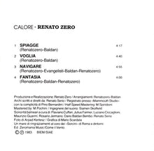 Carica l'immagine nel visualizzatore di Gallery, Renato Zero : Calore (CD, MiniAlbum, RE)