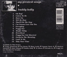 Carica l'immagine nel visualizzatore di Gallery, Buddy Holly : My Greatest Songs (CD, Comp, RE)