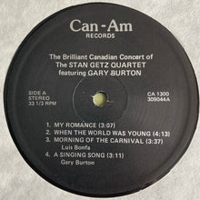 Carica l'immagine nel visualizzatore di Gallery, Stan Getz Quartet : The "Brilliant" Canadian Concert Of Stan Getz (LP, Album)