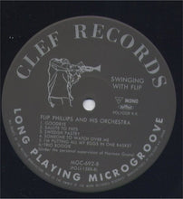 Carica l'immagine nel visualizzatore di Gallery, Flip Phillips And His Orchestra : Swinging With Flip (LP, Album, Comp, Mono, RE)