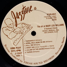Carica l'immagine nel visualizzatore di Gallery, Mary Lou Williams : The Art Of Mary Lou Williams (A Keyboard History) (LP, Album, RE)