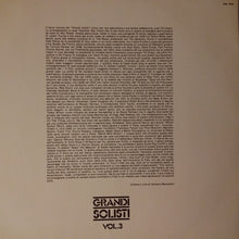 Carica l'immagine nel visualizzatore di Gallery, Various : Grandi Solisti Vol. 3 (LP, Comp)