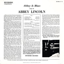 Carica l'immagine nel visualizzatore di Gallery, Abbey Lincoln : Abbey Is Blue (LP, Album, RE)