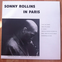 Carica l'immagine nel visualizzatore di Gallery, Sonny Rollins : In Paris (LP, Album, Mono)
