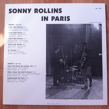 Carica l'immagine nel visualizzatore di Gallery, Sonny Rollins : In Paris (LP, Album, Mono)