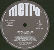 Carica l'immagine nel visualizzatore di Gallery, Anita O'Day : Verve Jazz No. 11 (LP, Comp, Mono)