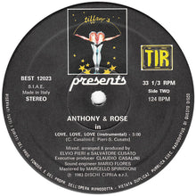 Carica l'immagine nel visualizzatore di Gallery, Anthony & Rose : Love Is Everywhere (12", Bla)