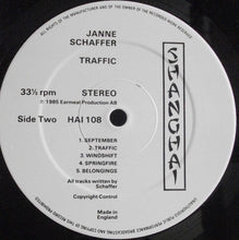 Carica l'immagine nel visualizzatore di Gallery, Janne Schaffer : Traffic (LP, Album)