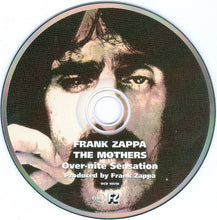 Carica l'immagine nel visualizzatore di Gallery, Frank Zappa, The Mothers : Over-Nite Sensation (CD, Album, RE, RM)