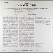 Carica l'immagine nel visualizzatore di Gallery, Donald Byrd : Chant (LP, Album, RE)