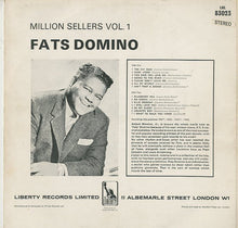 Carica l'immagine nel visualizzatore di Gallery, Fats Domino : Million Sellers Vol. 1 (LP, Comp)