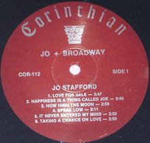 Carica l'immagine nel visualizzatore di Gallery, Jo Stafford With Paul Weston And His Orchestra : Jo + Broadway (LP, Album)