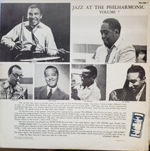 Carica l'immagine nel visualizzatore di Gallery, Charlie Parker, Lester Young, Flip Phillips, Roy Eldridge, Buddy Rich, Ray Brown, Tommy Turk, Hank Jones : Norman Granz' Jazz At The Philharmonic Volume 7 (LP, Comp, Mono, RE)