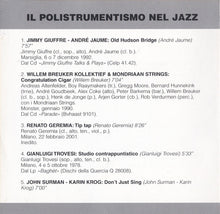 Carica l'immagine nel visualizzatore di Gallery, Various : Il Polistrumentismo Nel Jazz (CD, Comp)