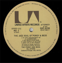Carica l'immagine nel visualizzatore di Gallery, The Porgy And Bess All-Stars : The Jazz Soul Of Porgy & Bess (LP, Album, RE)