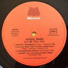 Carica l'immagine nel visualizzatore di Gallery, Herbie Mann : Let Me Tell You (2xLP, Comp, Gat)