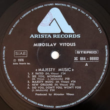 Carica l'immagine nel visualizzatore di Gallery, Miroslav Vitous : Majesty Music (LP, Album)
