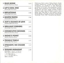 Carica l'immagine nel visualizzatore di Gallery, Thelonious Monk : Monk's Blues (CD, Album)