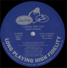 Carica l'immagine nel visualizzatore di Gallery, Lennie Niehaus : I Swing For You (LP, Album, RE)