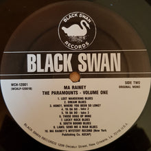 Carica l'immagine nel visualizzatore di Gallery, Ma Rainey : The Paramounts Chronologically 1923-1924 Volume One (LP, Comp, Mono)
