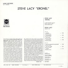 Carica l'immagine nel visualizzatore di Gallery, Steve Lacy : Eronel (LP)