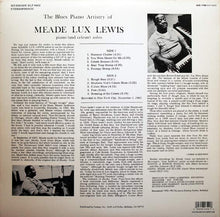Carica l'immagine nel visualizzatore di Gallery, Meade "Lux" Lewis : The Blues Piano Artistry Of Meade Lux Lewis (LP, Album, Ltd, RE, RM)
